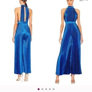 NWT L’IDÉE Cinema Low Back Pleated Jumpsuit
